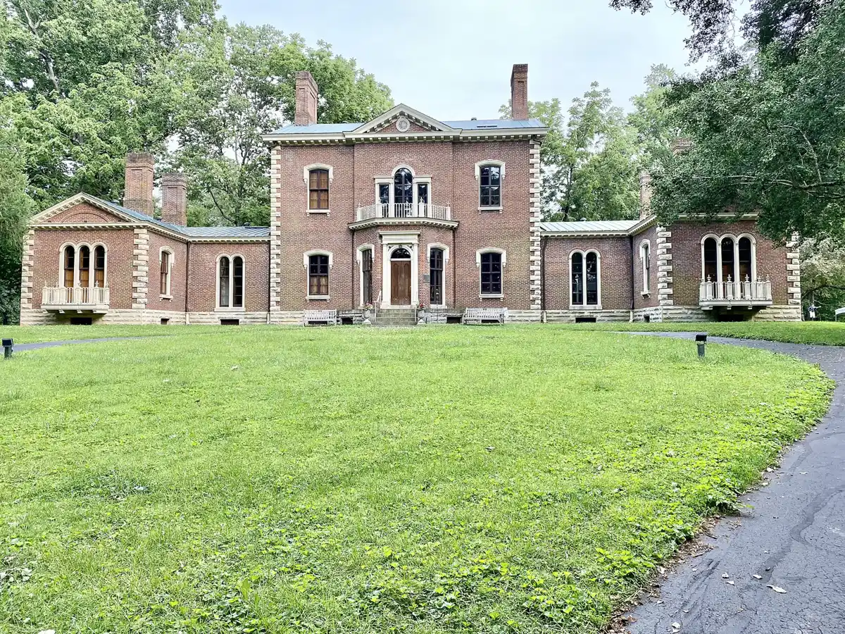 The front of Ashland, the Henry Clay Estate, on Sycamore Road in Lexington