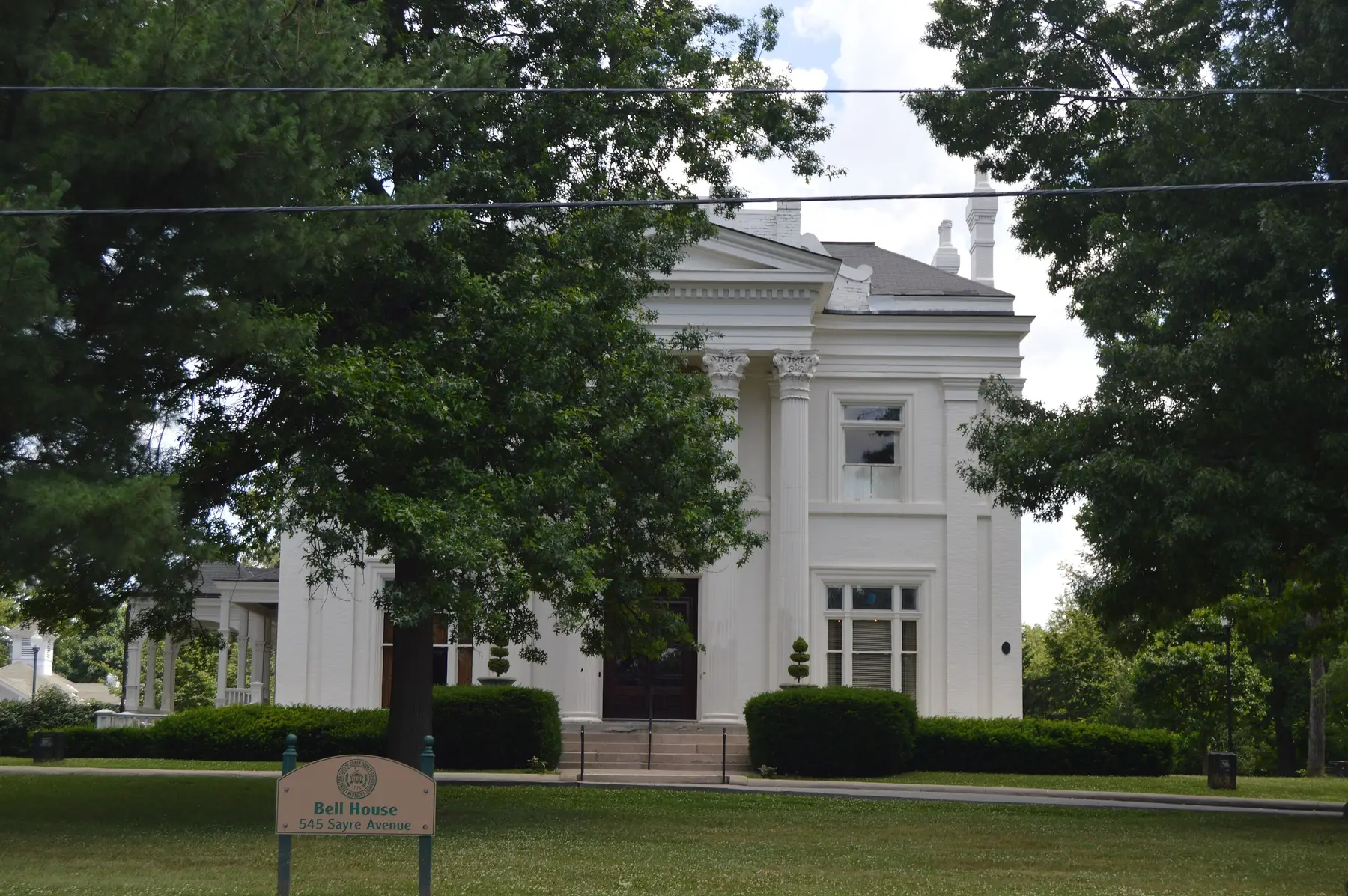 Bell Place, the 1890 house at 545 Sayre Ave. that stands in the park at the center of Bell Court in Lexington