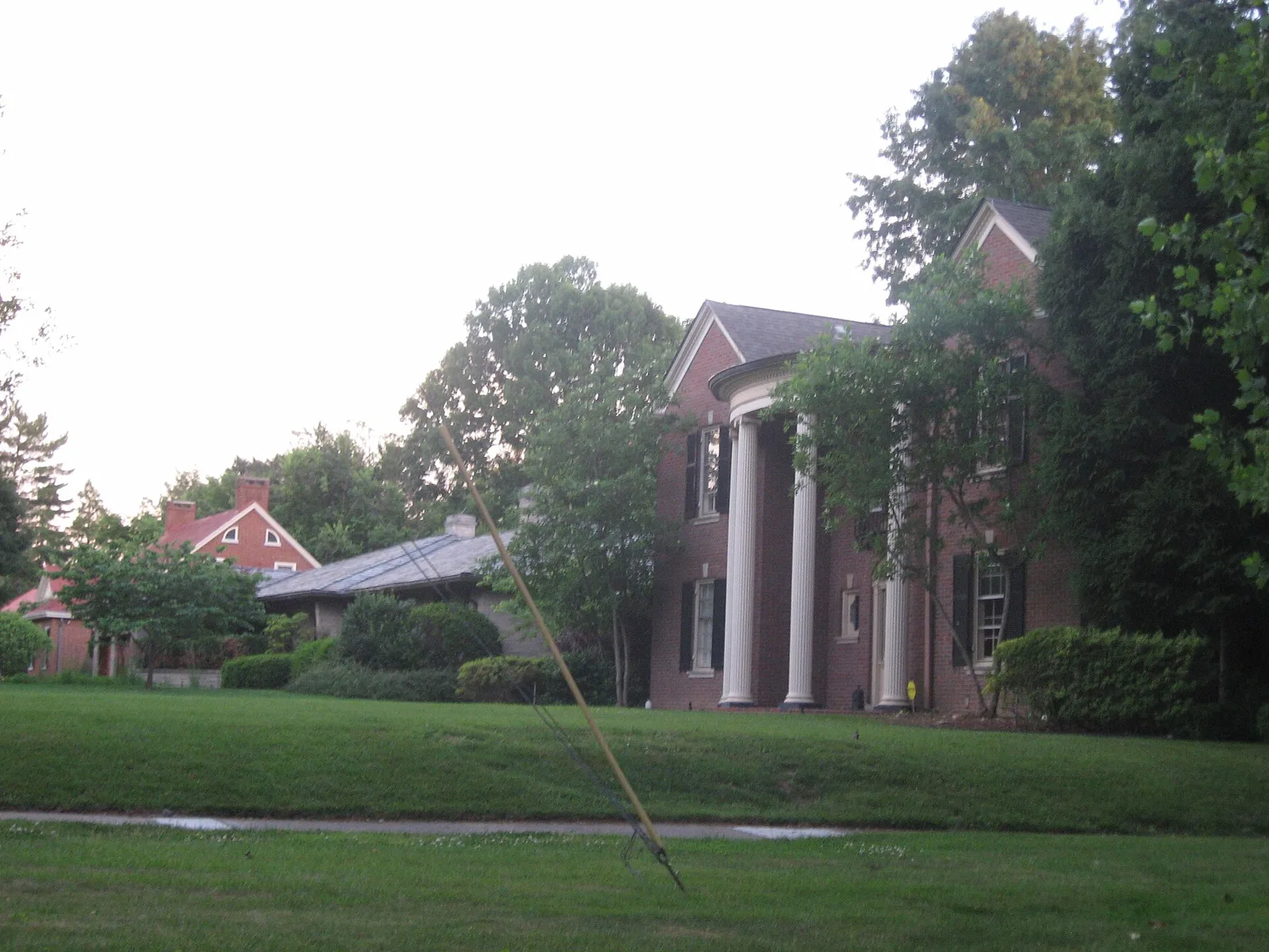 Brick houses on Ashwood Drive, seen from Woodspoint Road in the Ashland Park neighborhood of Lexington