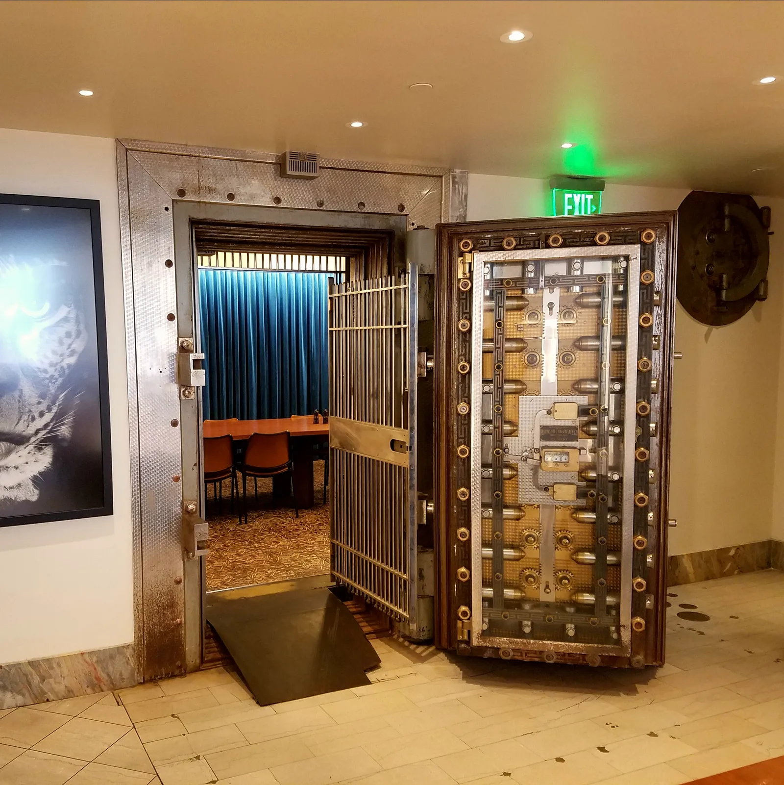 The open vault of the former First National Bank building in downtown Lexington, now private dining for Lockbox at 21c Museum Hotel, a restaurant not on these lists.